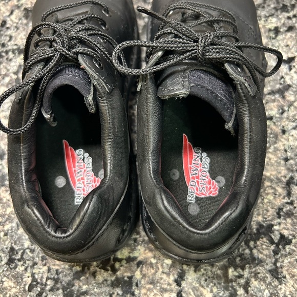 RED WING 2323 Size 5.5 Leather Aluminum Toe Work Oil Resistant Steel Oxford Shoe - Picture 7 of 14